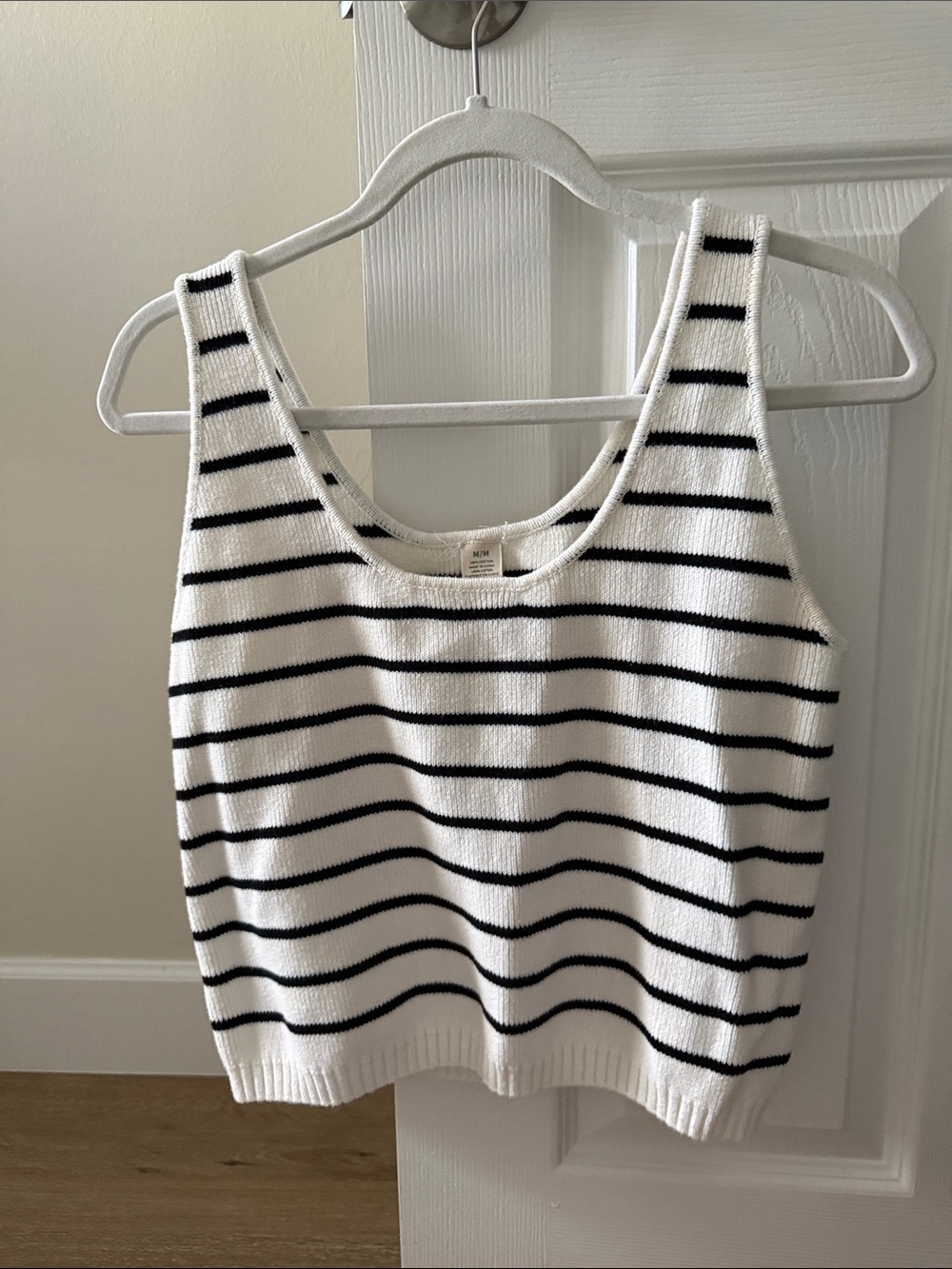 Magaschoni Striped Sweater Tank